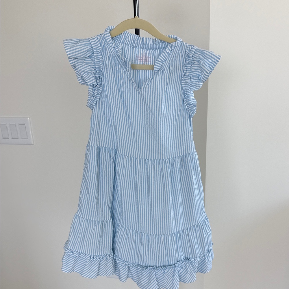 Vineyard Vines Girls’ 6 Striped Blue Dress